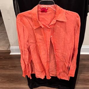 Ladies peach color blouse